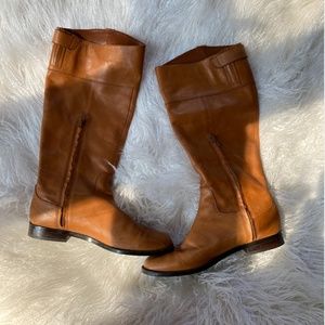 Ralph Lauren Jenessa Brown Leather Riding Boots